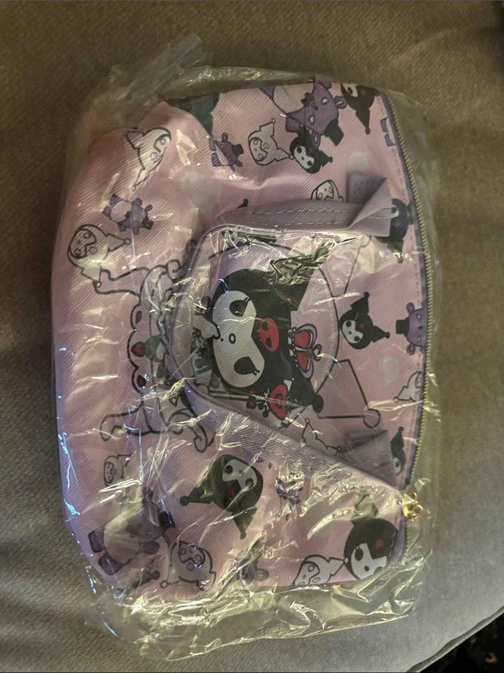 Sanrio Kuromi Lavender Pink Kids Tote Bag